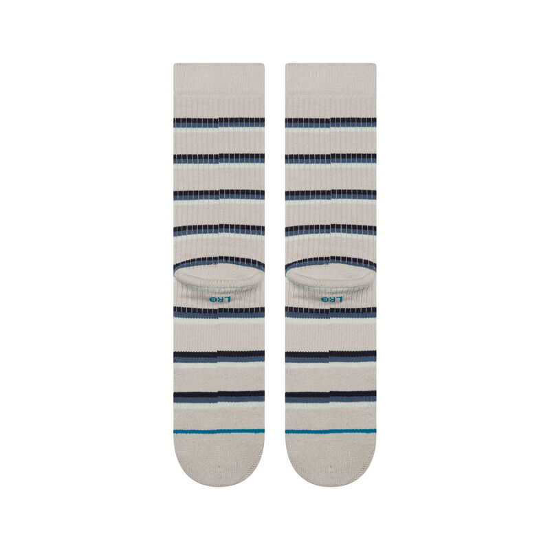 Multistripe Ribbed Crew