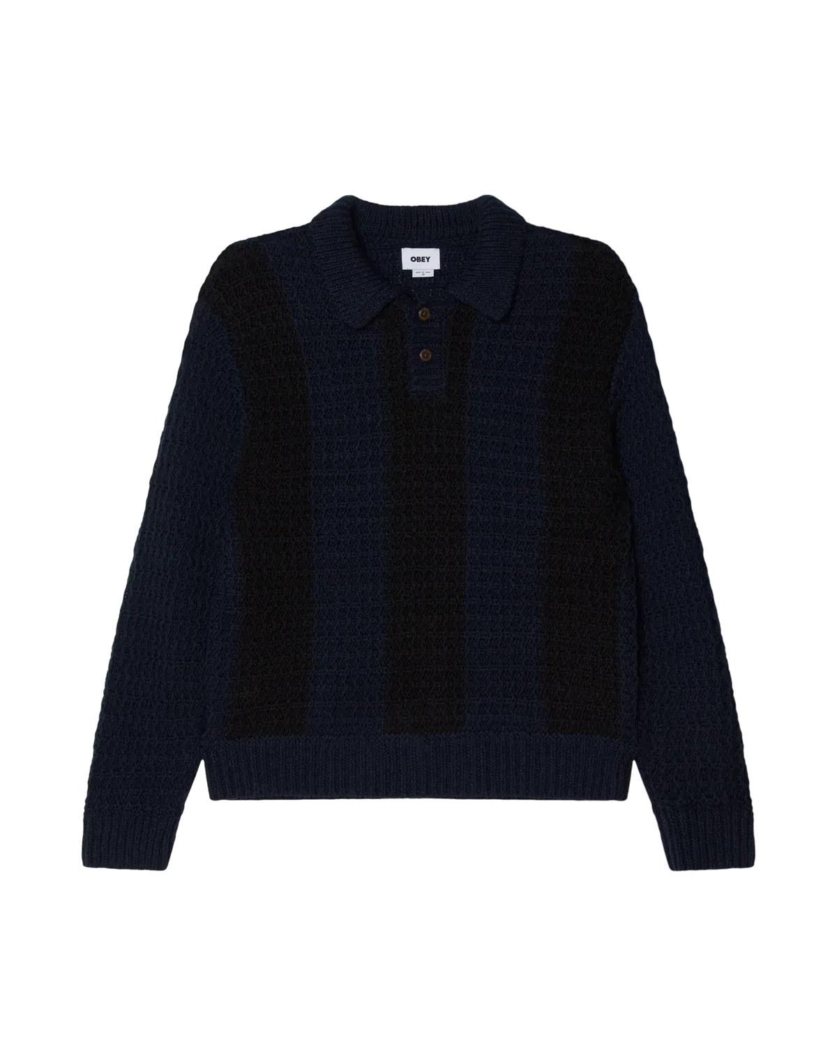 Obey Textured Rugby Polo