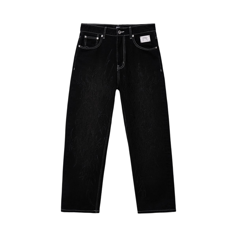 Tribal Cross Denim Pant
