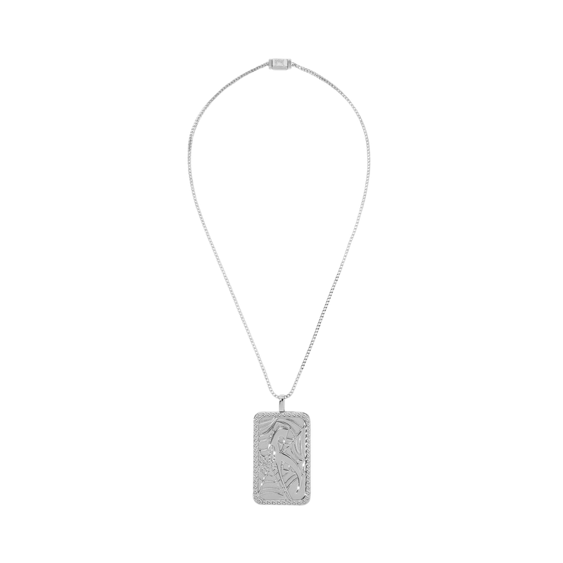 Spiderweb Dog Tag