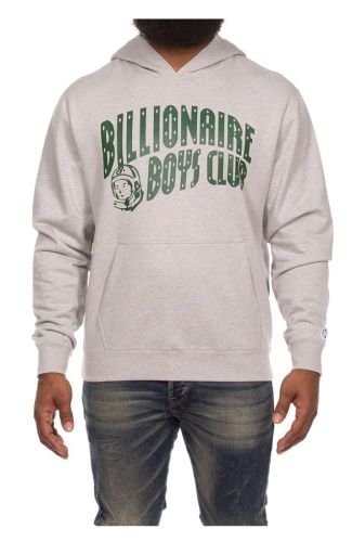 Bb Curve Hoodie, Color: H. Grey, Size: M