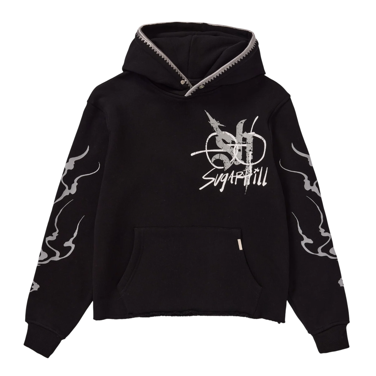 "Blade" Raw Hem Hoodie