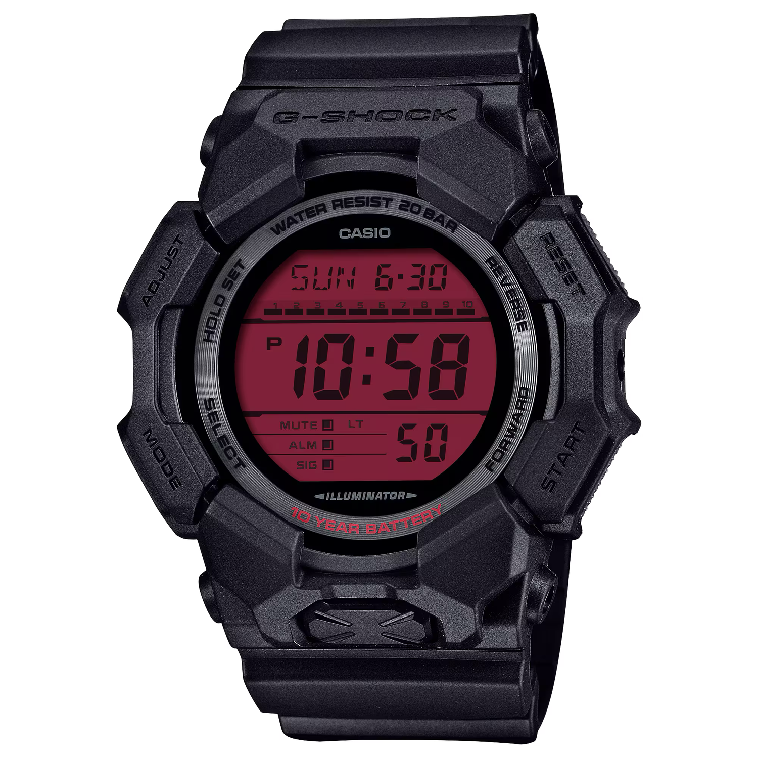 G-Shock Digital GD-010 Series GD010BBR-1