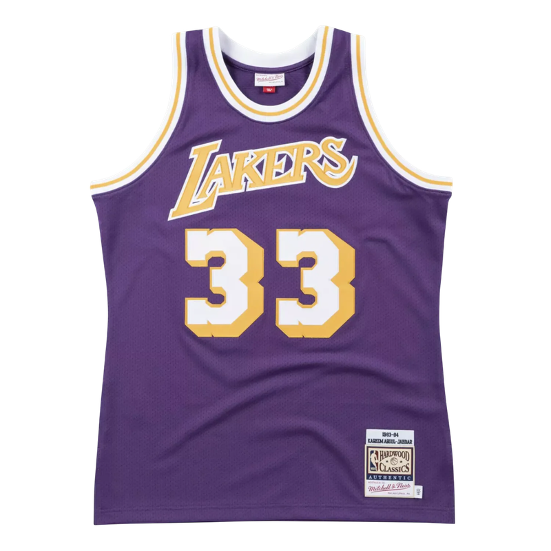 NBA Authentic Jersey Lakers '83 Kareem Abdul-Jabbar