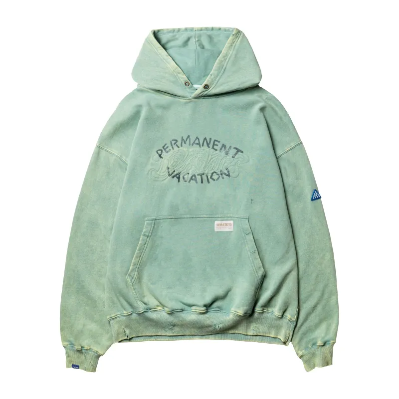 Permanent Vacation Distressed Hoodie