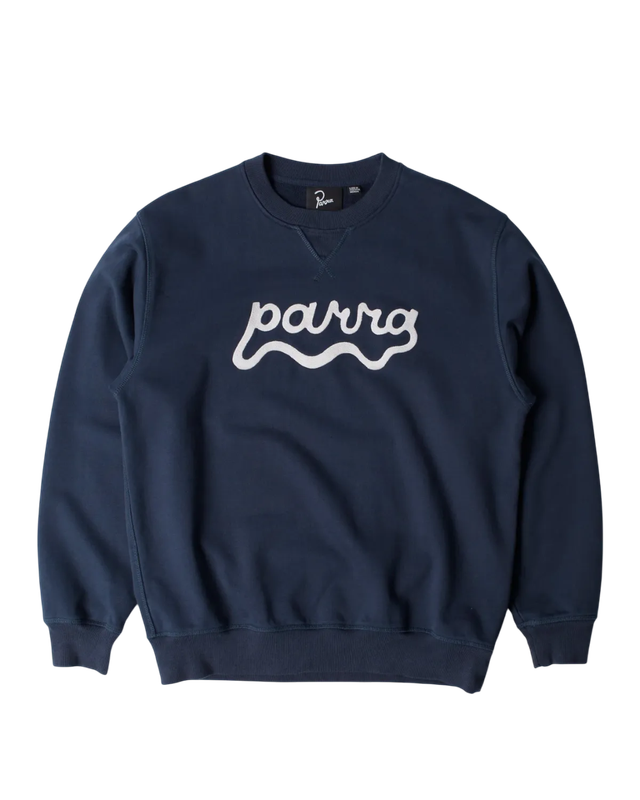 Water Wave Logo Crew Neck Sweatshirt