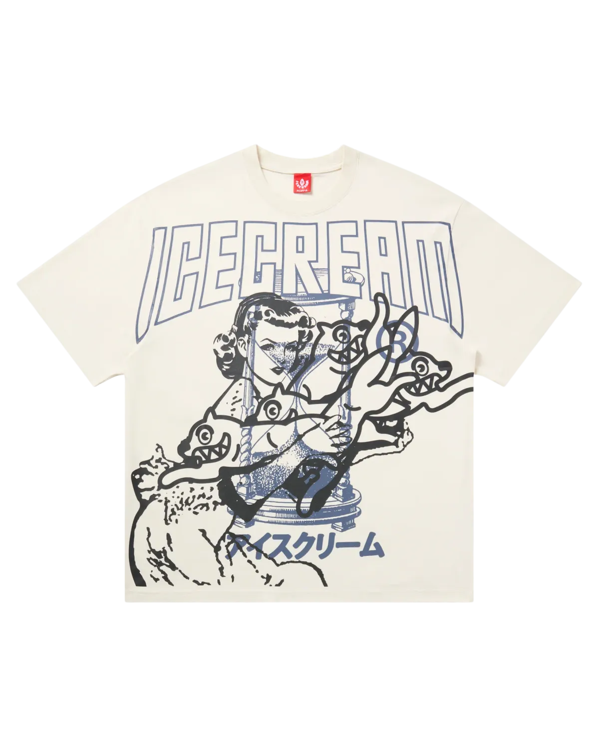 Time SS Knit (oversize), Size: M, Color: Antique White