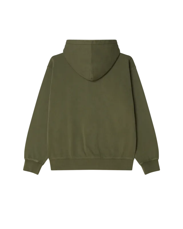 Hybrid Faded Zip Hood