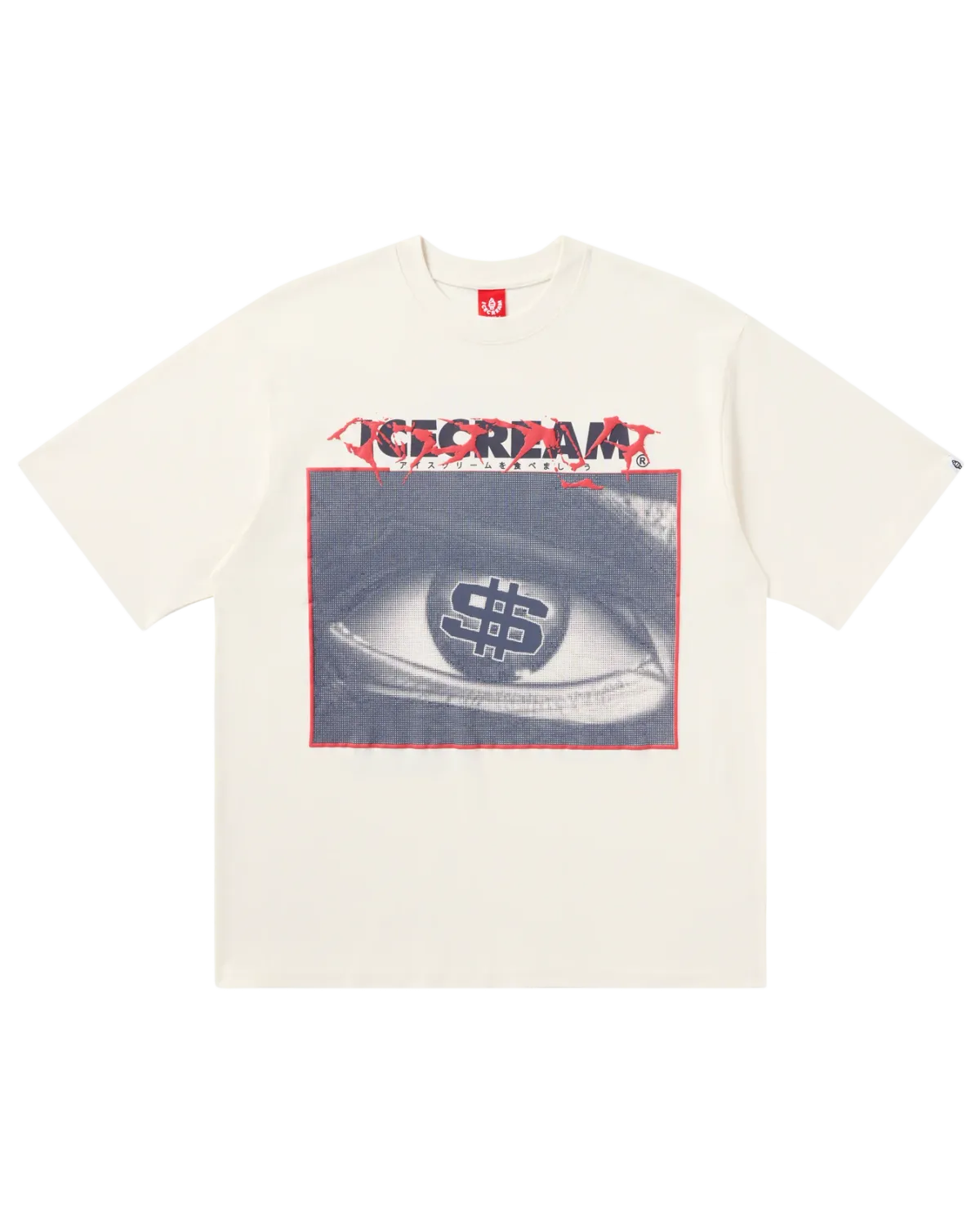Eyescream (oversize) SS Knit, Color: Whisper White, Size: M