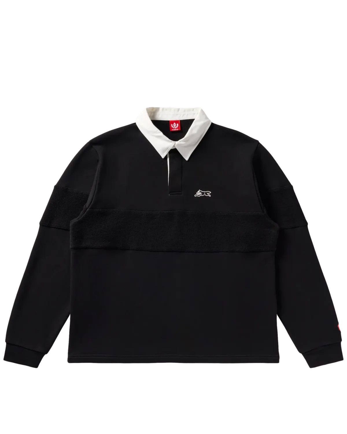 Punchy (box fit) LS Polo, Color: Black, Size: M