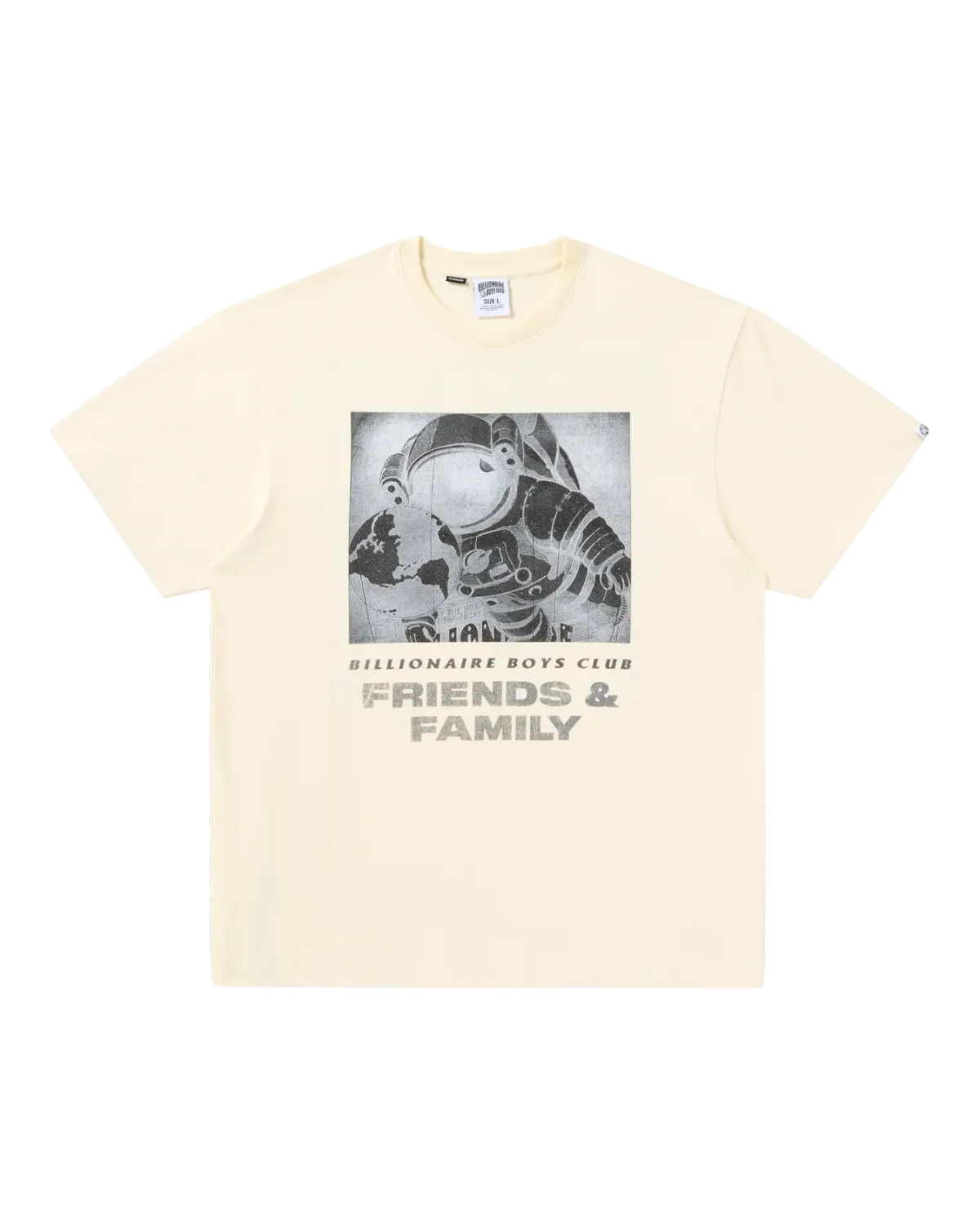 Bb Friends and Family SS Knit (oversized fit), Color: Winter White, Size: M