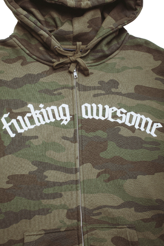 Blackletter Logo Zipped Hoodie