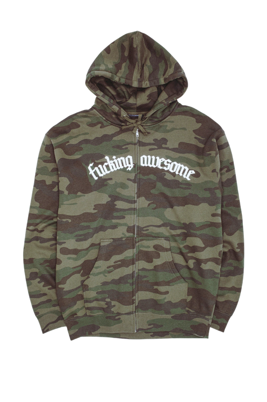 Blackletter Logo Zipped Hoodie