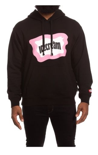 Flag Hoodie, Color: Black, Size: M