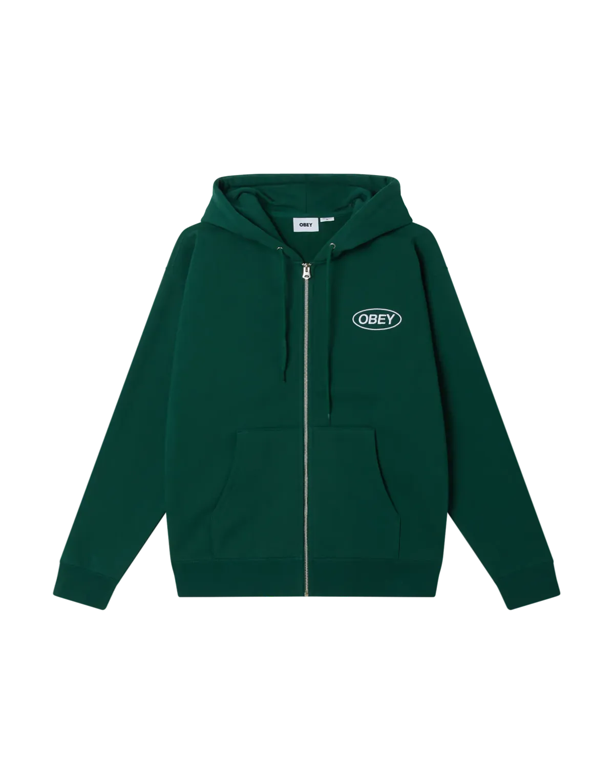 Obey Oval Zip Hood