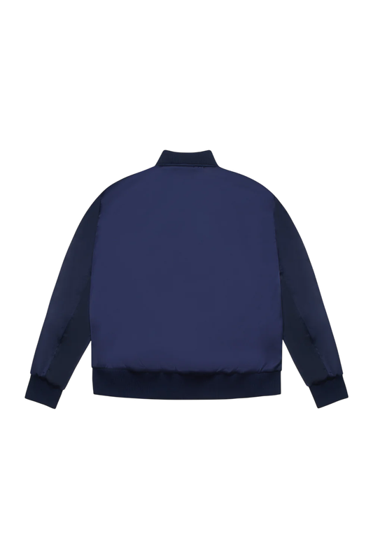 XL Logo Satin Bomber Jacket