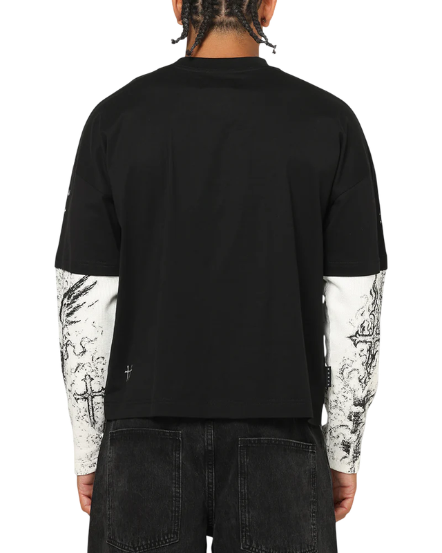 Saint Morta Crossbearer Layer Long Sleeve T-Shirt