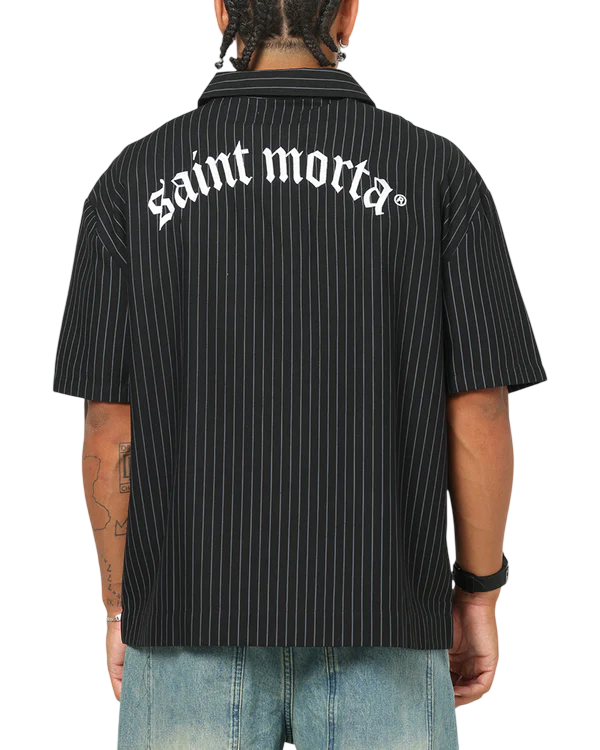 Saint Morta Gothic Pinstripe Button Up Shirt