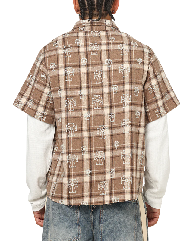 Saint Morta Sanctuary Layered Button Up Shirt