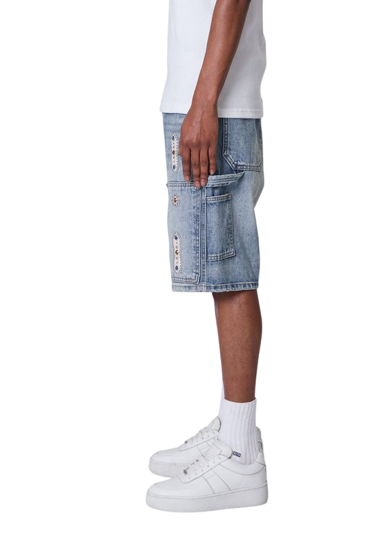 Western Jewel Denim Shorts
