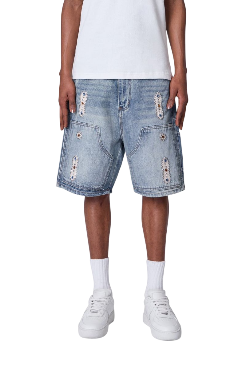 Western Jewel Denim Shorts