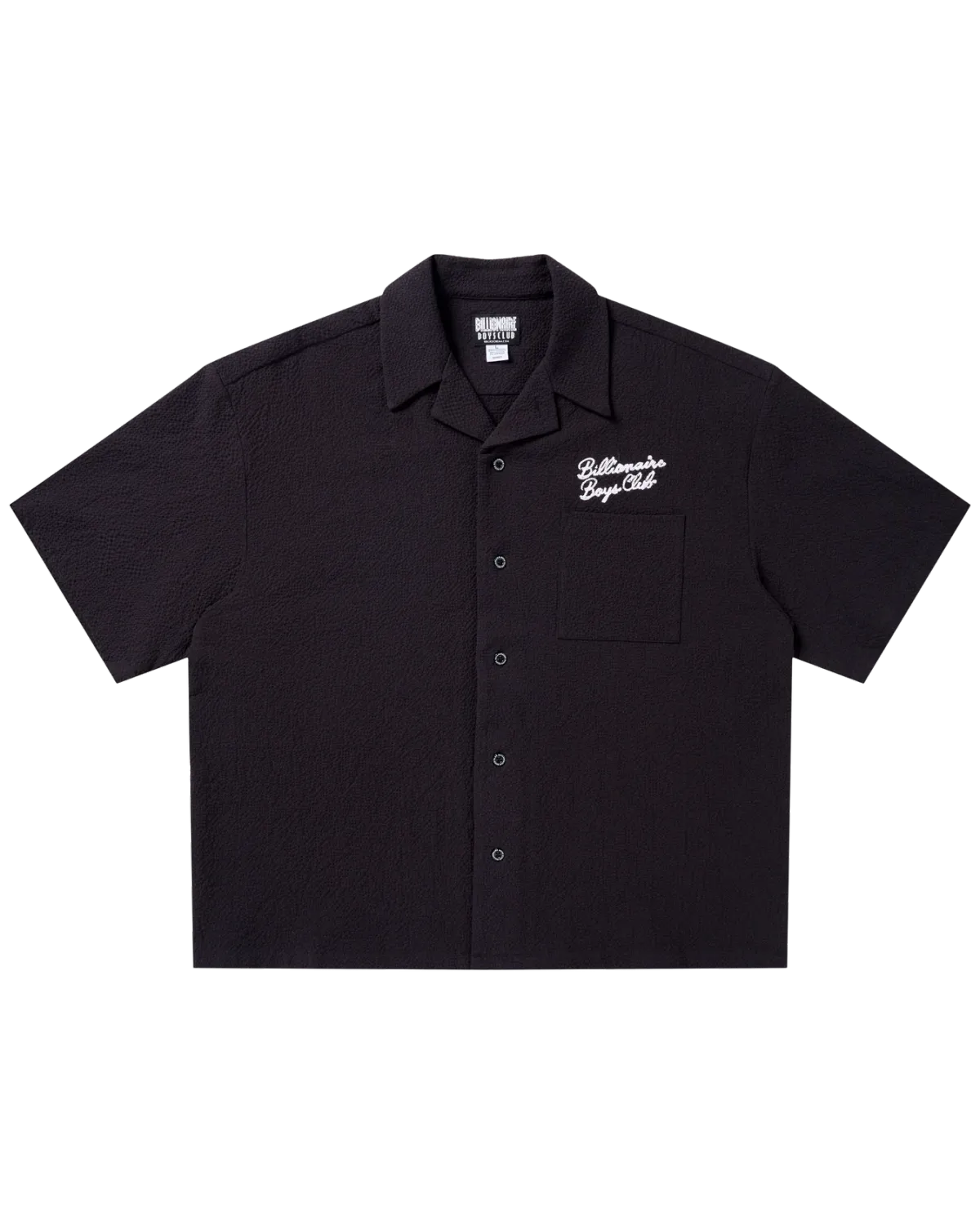 Bb Script SS Woven, Color: Black, Size: M