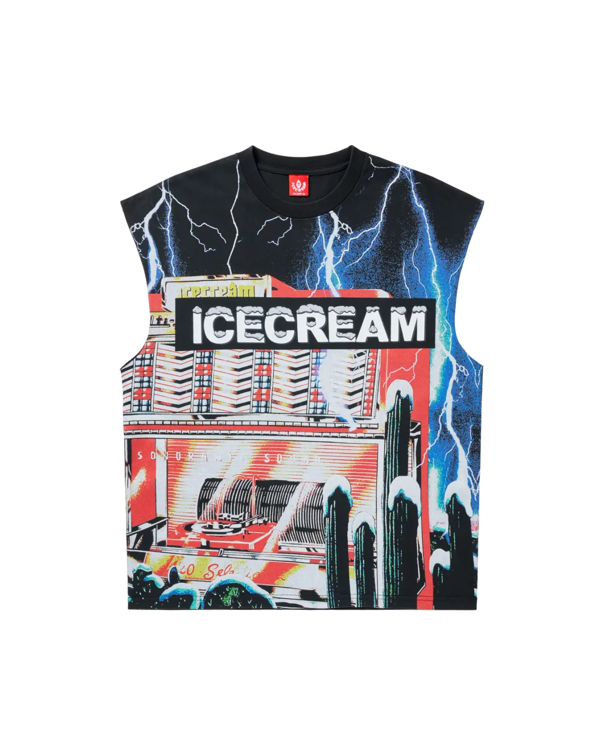 Cherry Bomb Tank, Color: Jet Set, Size: M