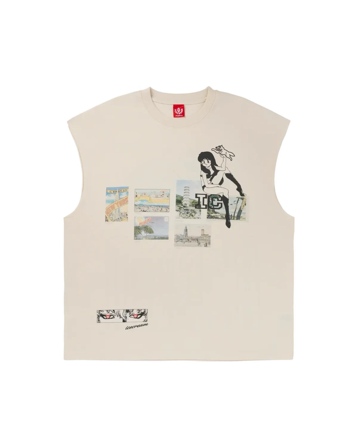 Gelato Tank, Color: Antique White, Size: M