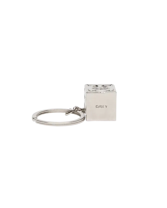 Icon Face Cube Key Chain