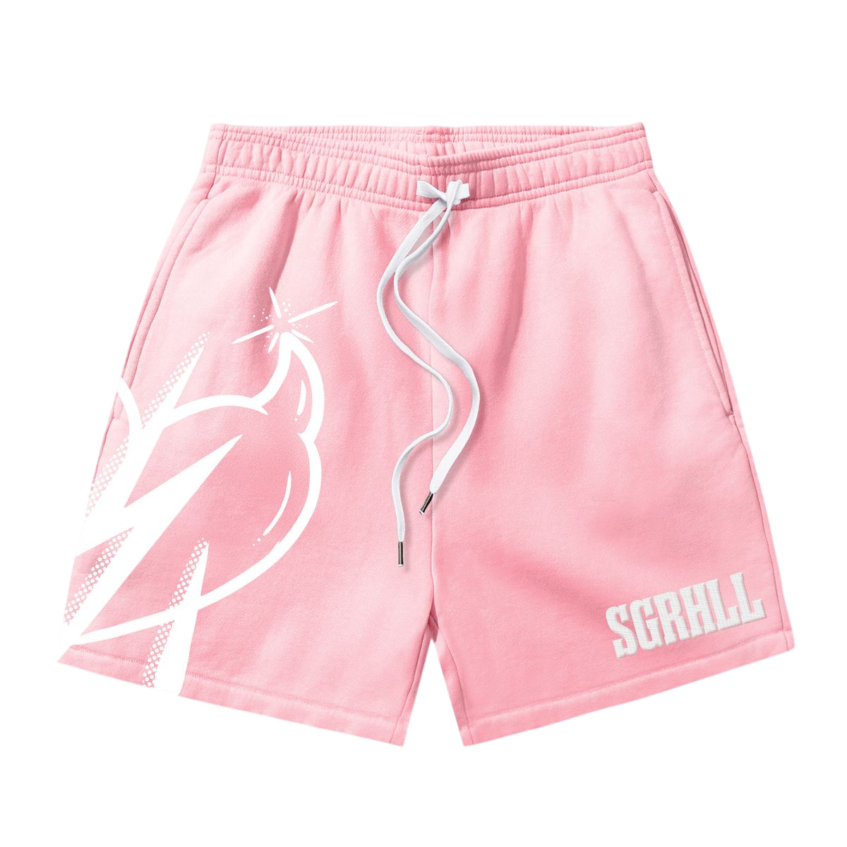 “Aspire” Terry Shorts, Color: Washed Pink, Size: S