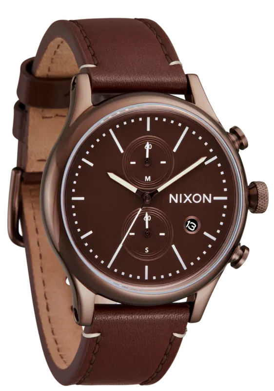 Station Chrono Leather Chocolate/Cappuccino