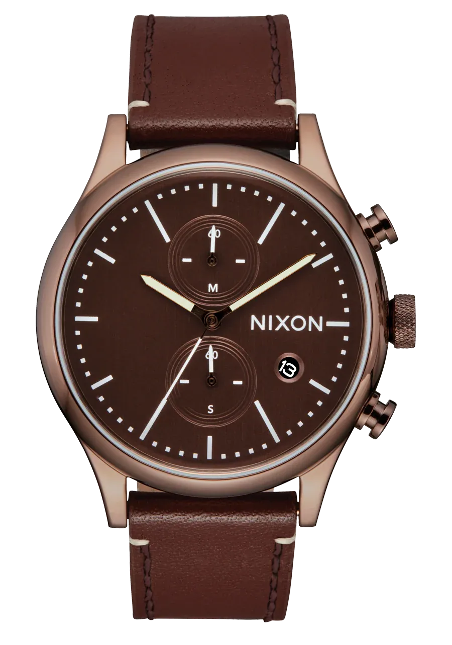 Station Chrono Leather Chocolate/Cappuccino