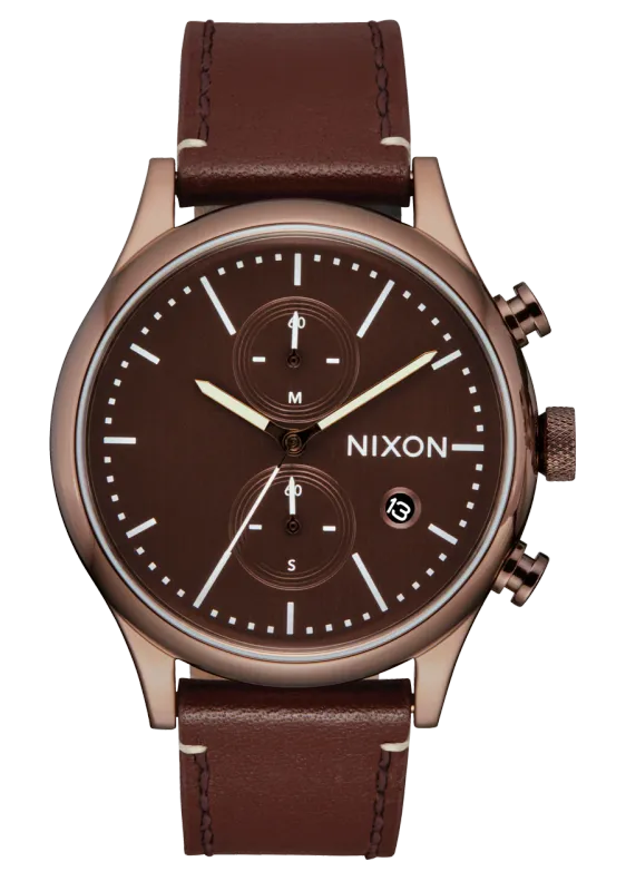 Station Chrono Leather Chocolate/Cappuccino