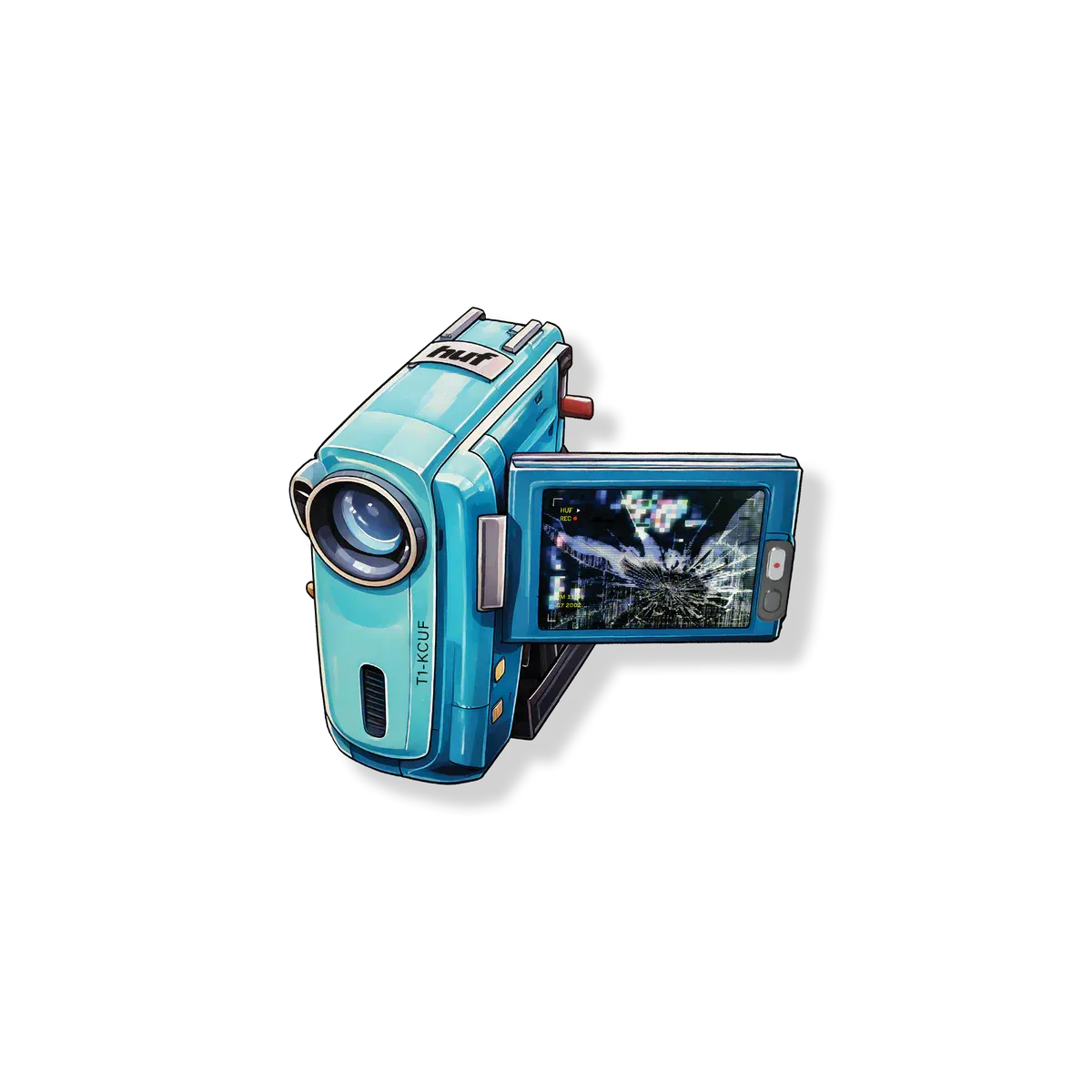 H Cam Sticker