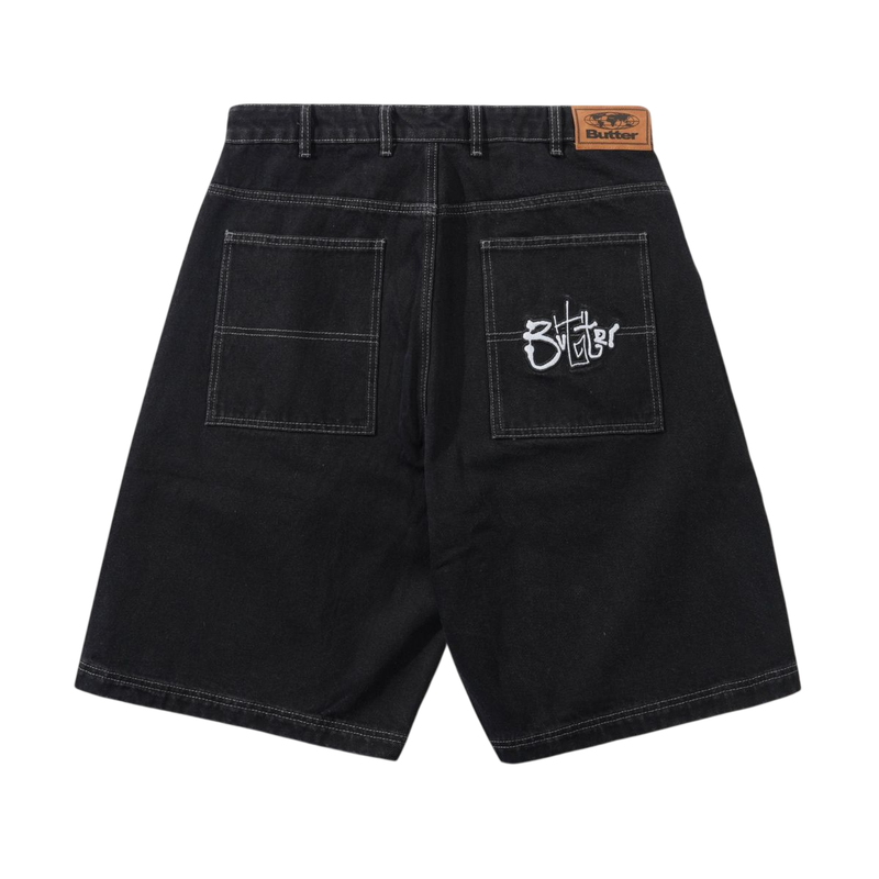 Scribble Denim Shorts