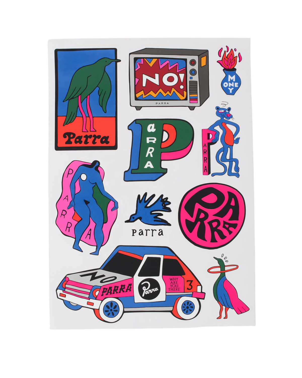 Another Various Vinyl Sticker Sheet