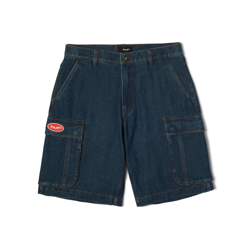 Oval Denim Cargo Short