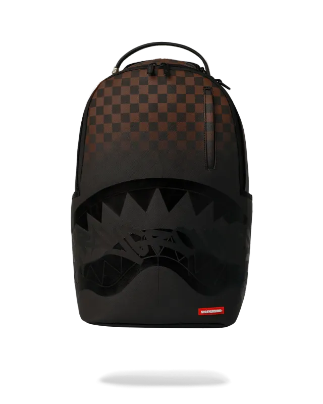 Brown Check Ghost Drip Backpack
