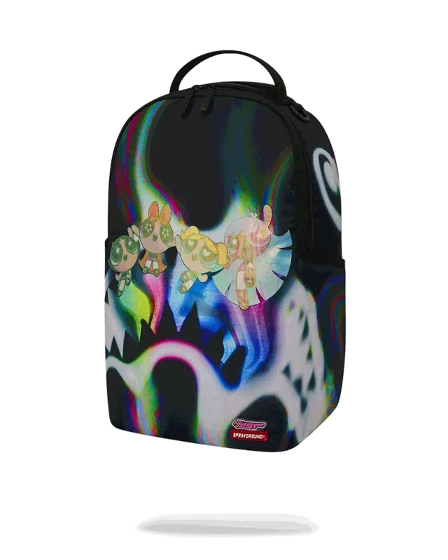 Powerpuff Girls Rainbow Holo Shark Backpack