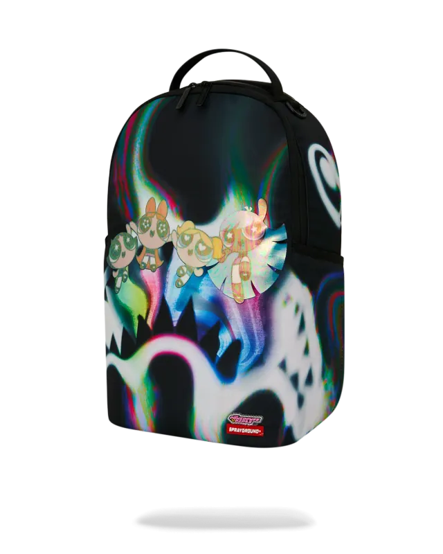 Powerpuff Girls Rainbow Holo Shark Backpack