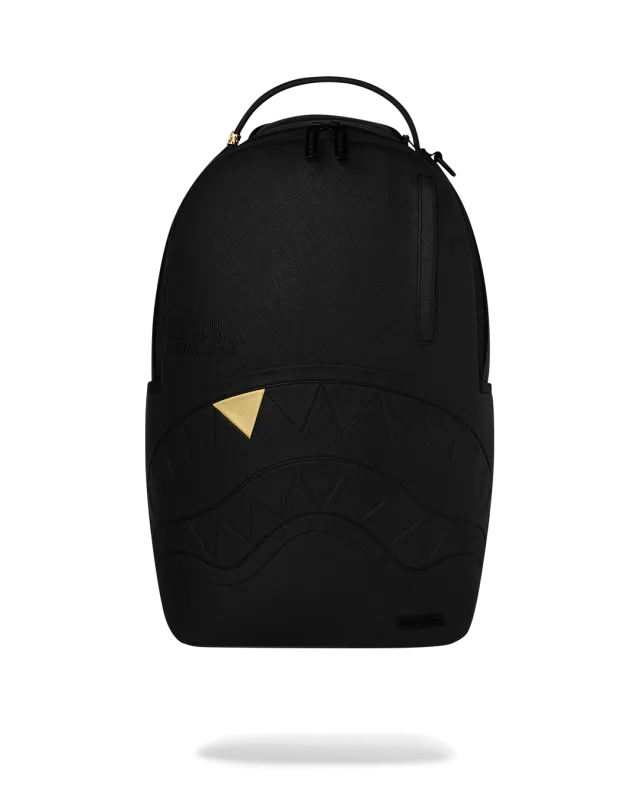 Blacked Out Embossed Gold Tooth Backpack