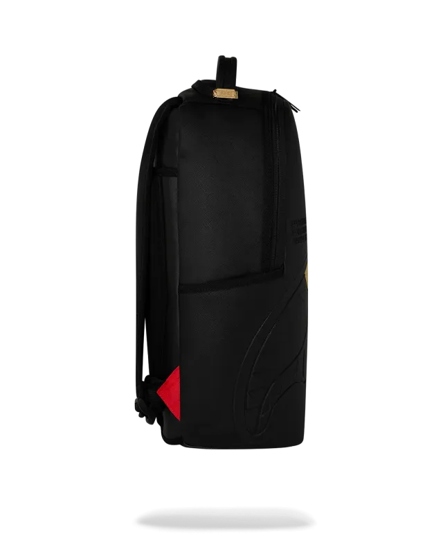 Blacked Out Embossed Gold Tooth Backpack
