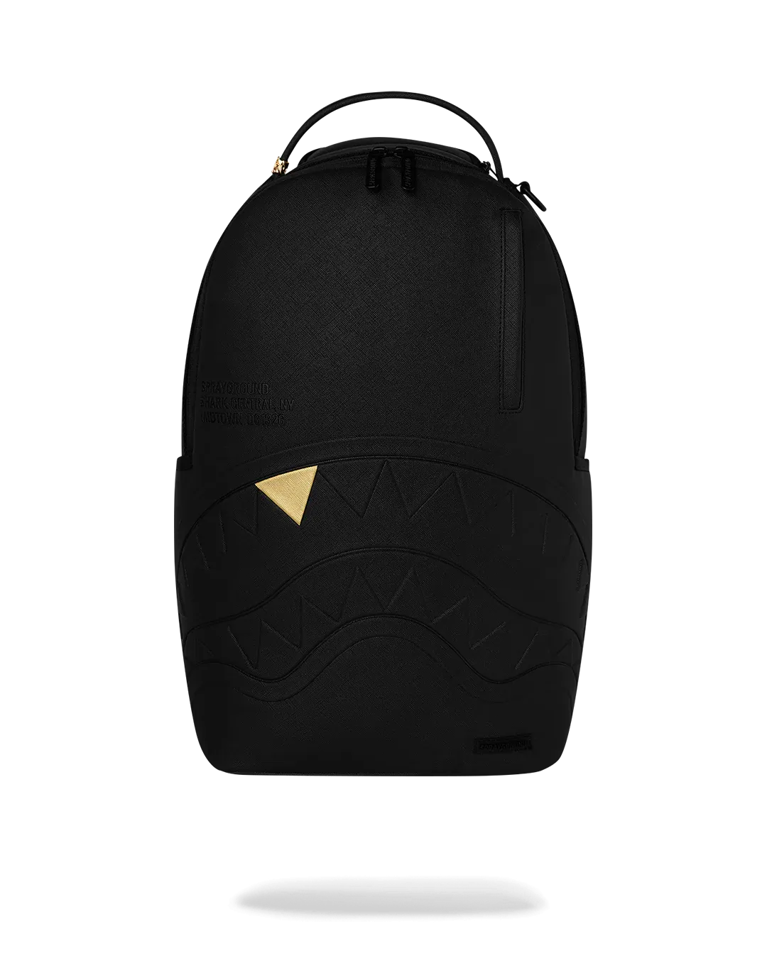 Blacked Out Embossed Gold Tooth Backpack, Color: Assorted, Size: O/S