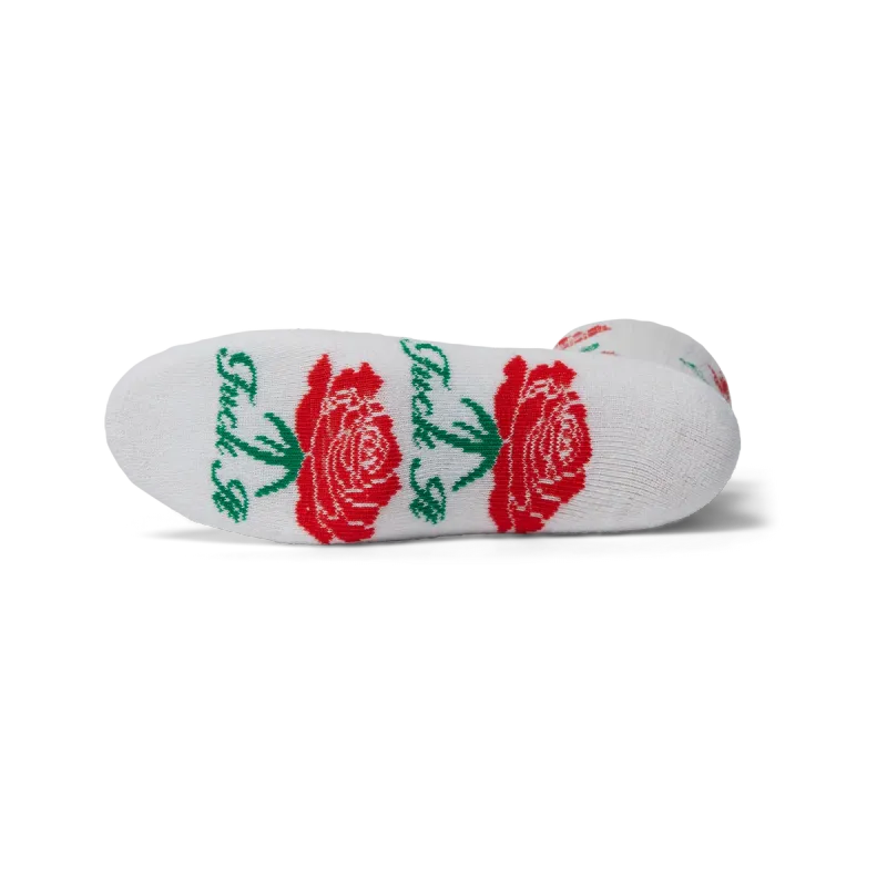 Fuck It Rose Crew Sock