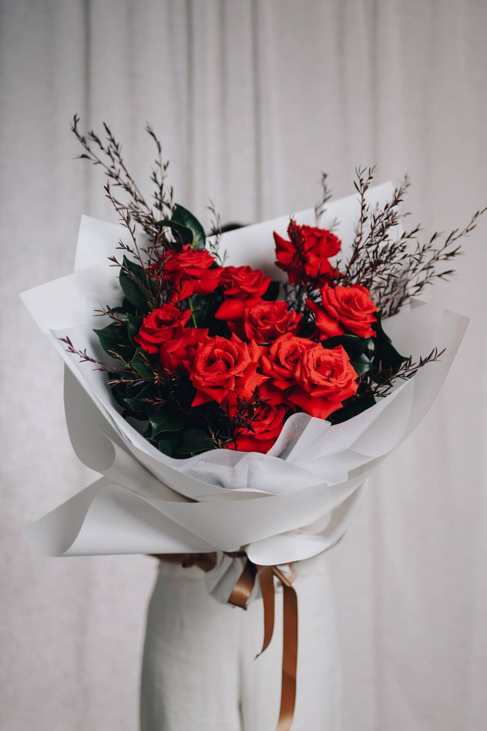 Red Roses Bouquet ($80.00 - $1,100.00)