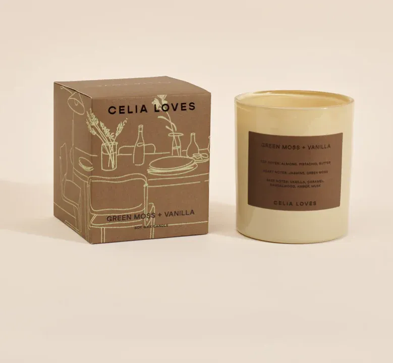 Celia Loves - Green Moss & Vanilla  ($49.95)