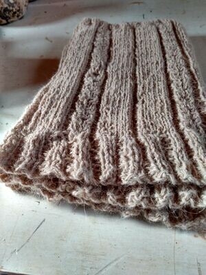 Cable Knit Long Cowl