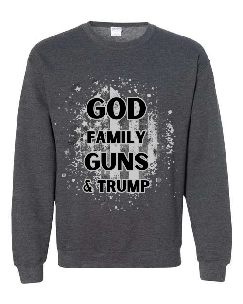 God Family Guns & Trump Sweater