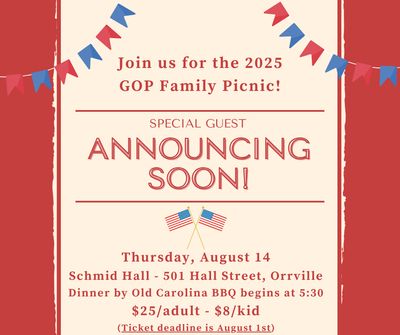 Annual WCRP Family Picnic (CHILD ticket, ages 8 & under)