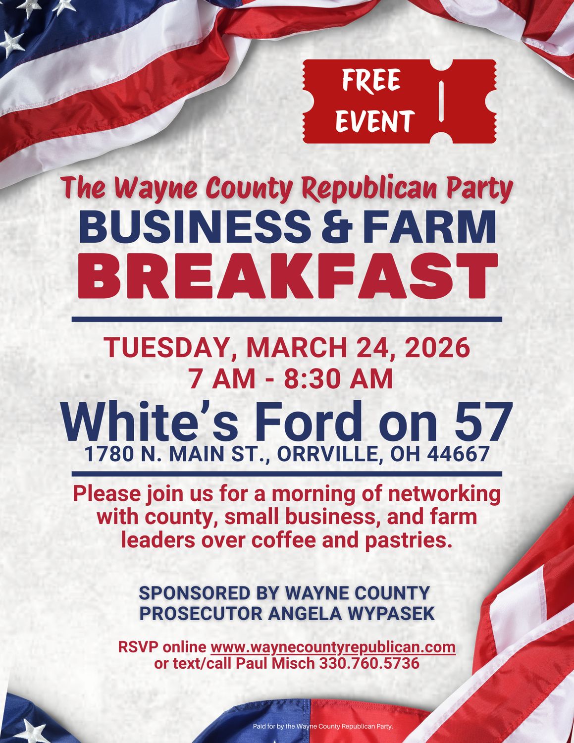 Wayne County Business & Farm Breakfast RSVP